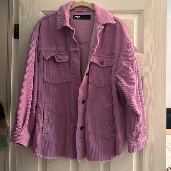 Corduroy Jacket Purple - Picture 2 of 3